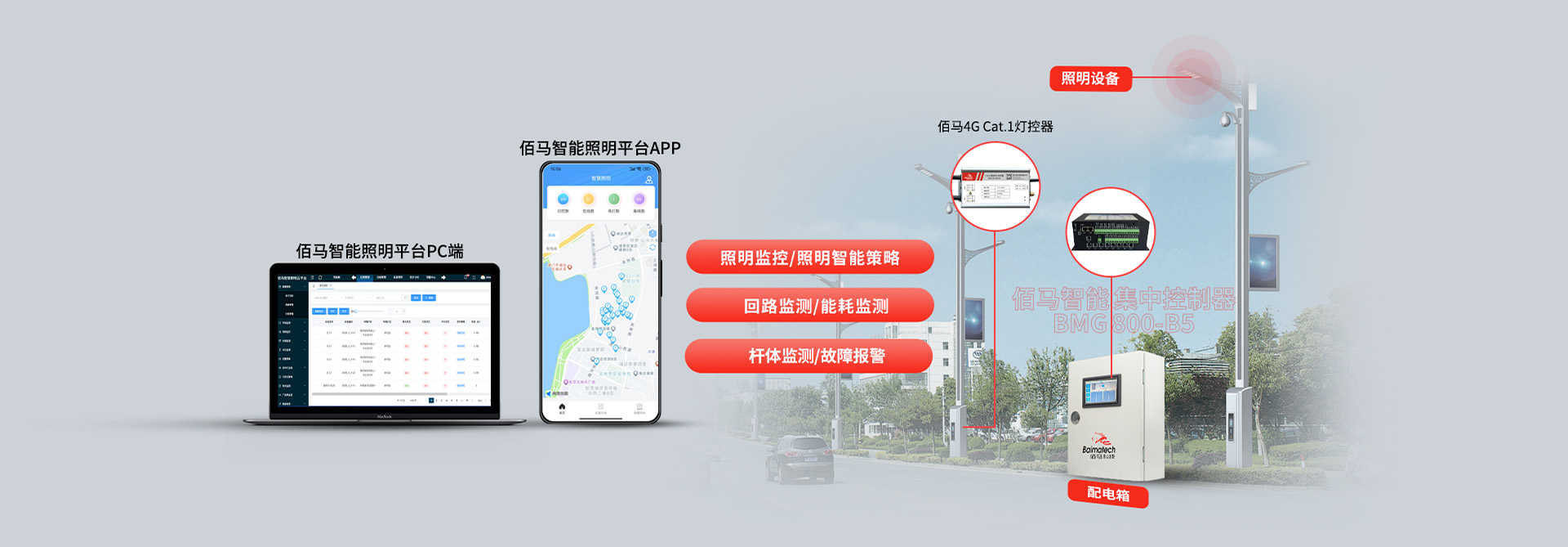 佰馬智慧照明平臺